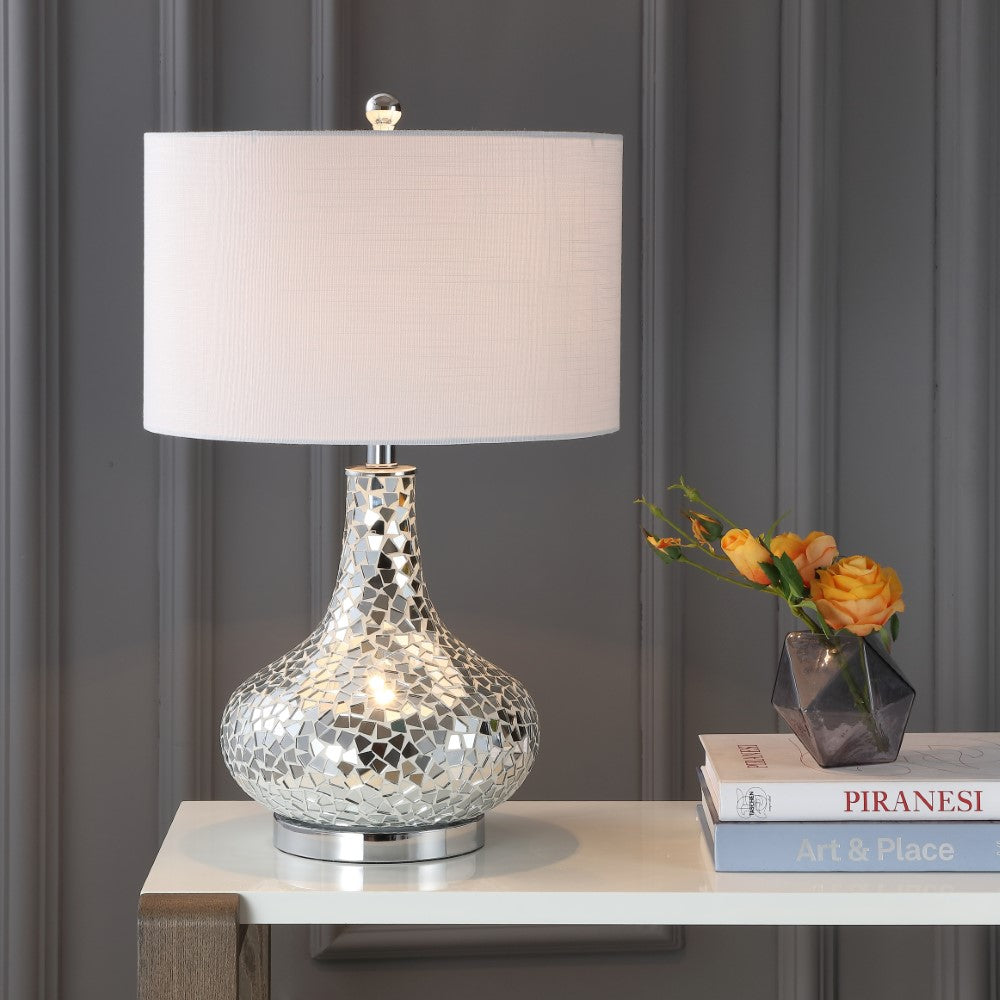 Dax 26" Mirrored Mosaic LED Table Lamp