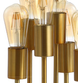 Plaid 13.5" Modern Metal/Resin LED Accent Lamp