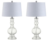 Kelly 28.5" Glass LED Table Lamp, Set of 2
