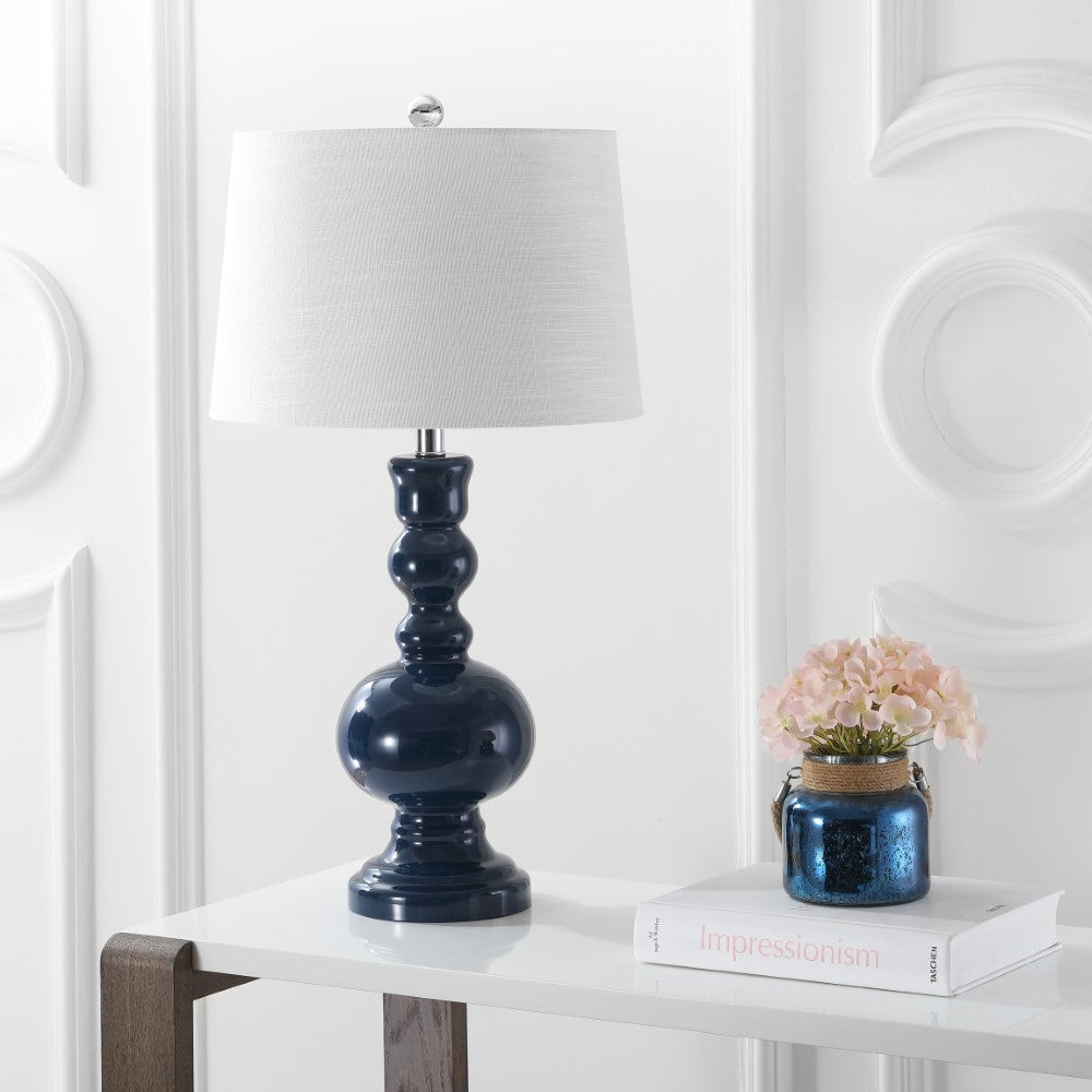 Kelly 28.5" Glass LED Table Lamp, Set of 2