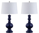 Kelly 28.5" Glass LED Table Lamp, Set of 2