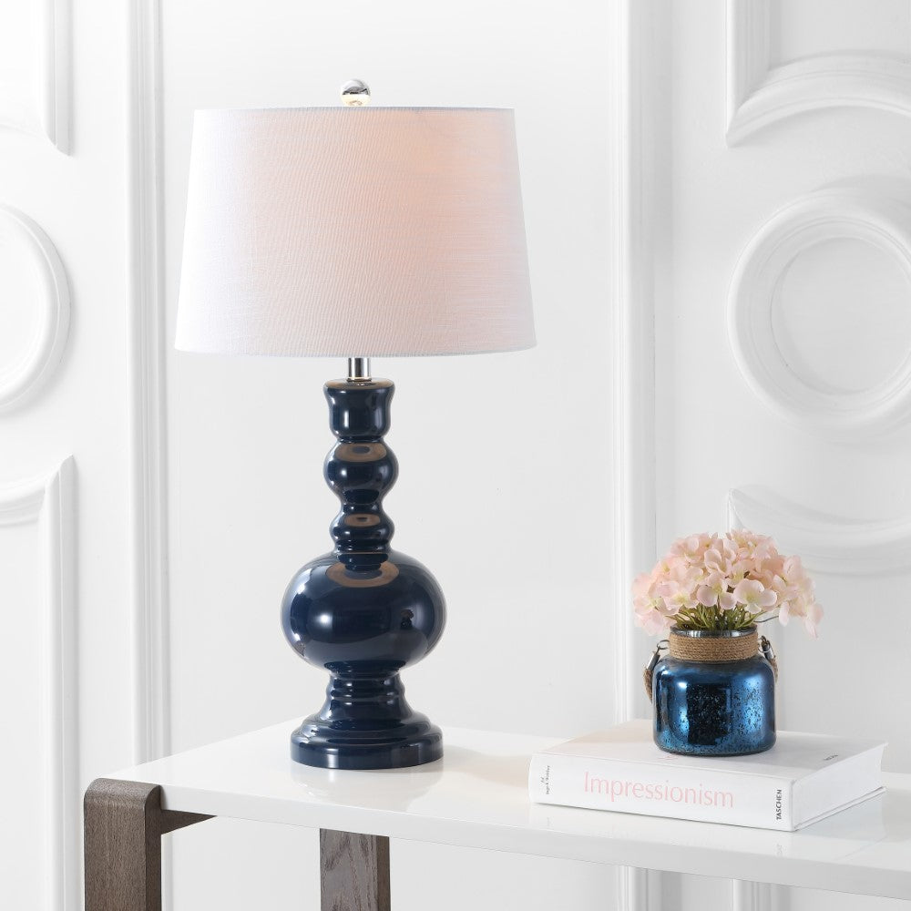 Kelly 28.5" Glass LED Table Lamp, Set of 2