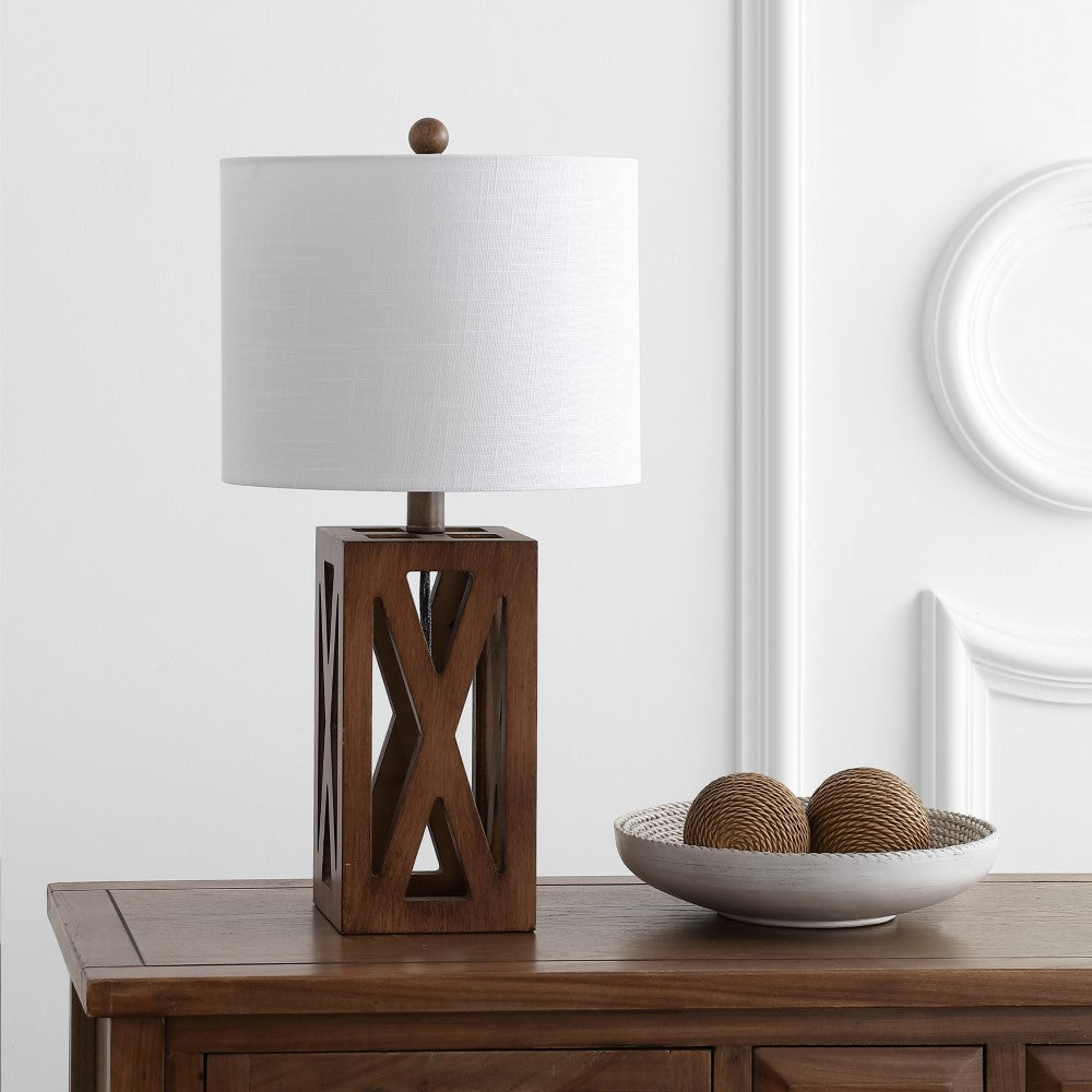 Bullfinch 21.5" Wood LED Table Lamp