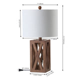Bullfinch 21.5" Wood LED Table Lamp