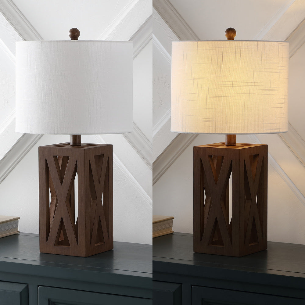 Bullfinch 21.5" Wood LED Table Lamp