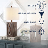 Bullfinch 21.5" Wood LED Table Lamp