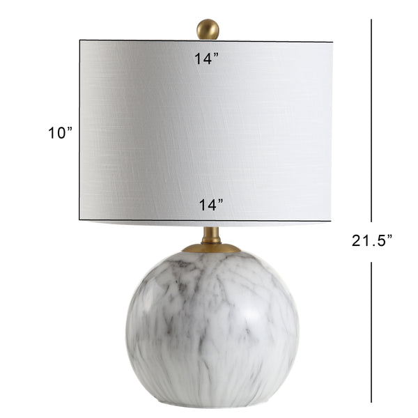 Dimension Image White/Brass Gold
