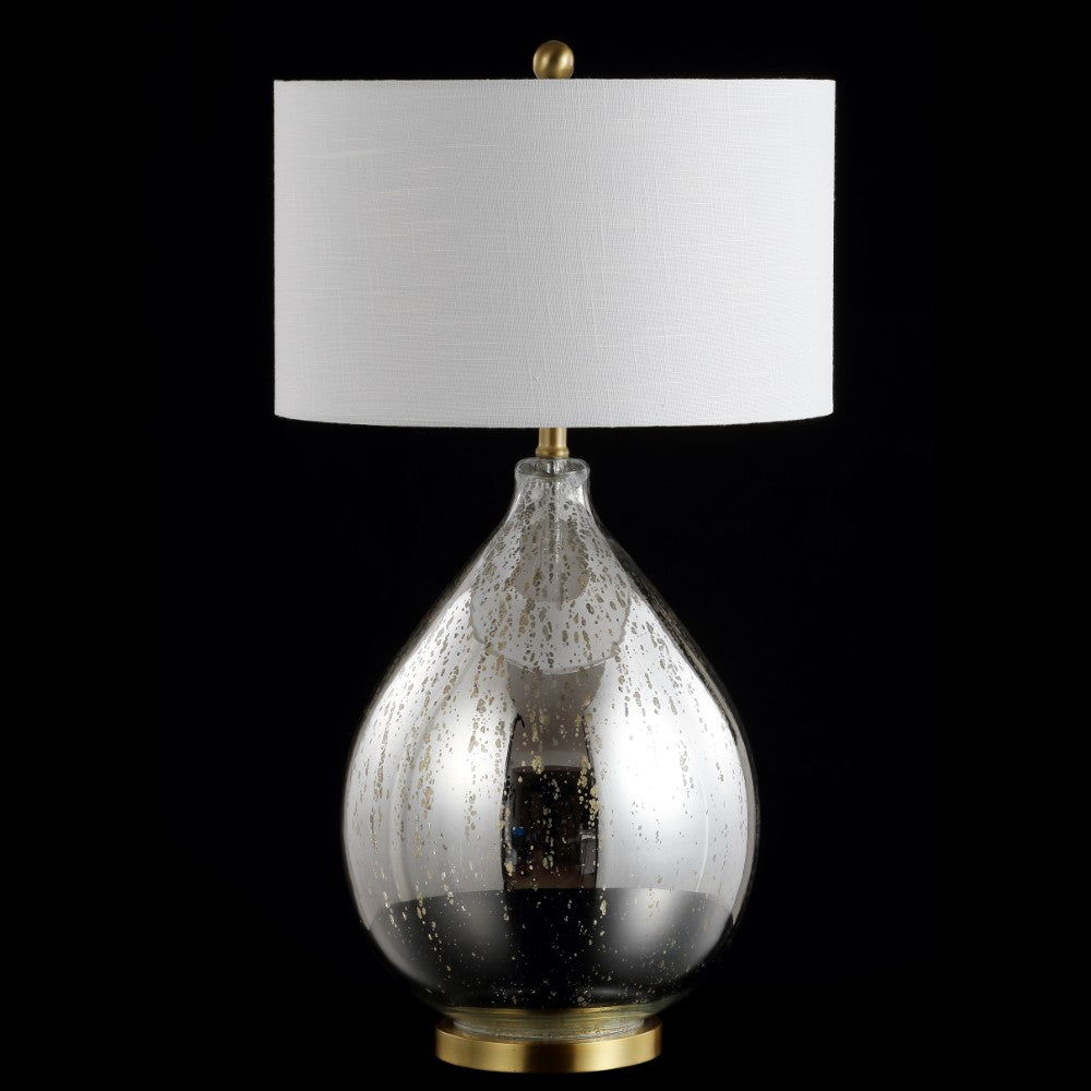 Bluebird 30.75" Glass/Metal LED Table Lamp