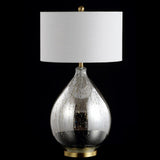 Bluebird 30.75" Glass/Metal LED Table Lamp