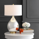 Bluebird 30.75" Glass/Metal LED Table Lamp