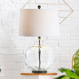 Cardinal 26.5" Glass/Metal LED Table Lamp