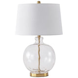 Cardinal 26.5" Glass/Metal LED Table Lamp