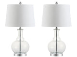 Noa 25" Glass LED Table Lamp, Set of 2