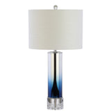 Amber 27" Glass/Crystal LED Table Lamp