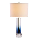 Amber 27" Glass/Crystal LED Table Lamp