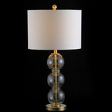 Max 27" Glass Triple-Sphere LED Table Lamp, Set of 2