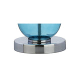 Max 27" Glass Triple-Sphere LED Table Lamp, Set of 2