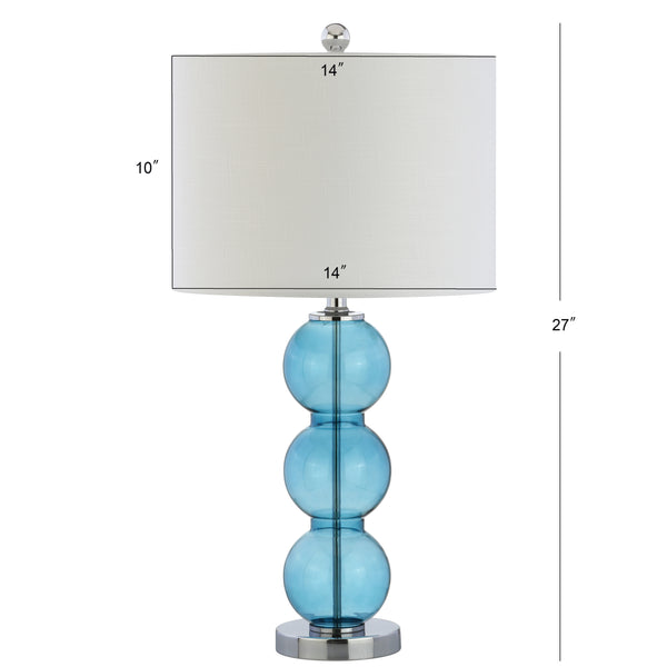 Dimension Image Sky Blue/Chrome (Set of 2)