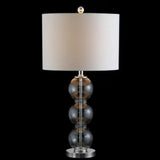 Max 27" Glass Triple-Sphere LED Table Lamp, Set of 2