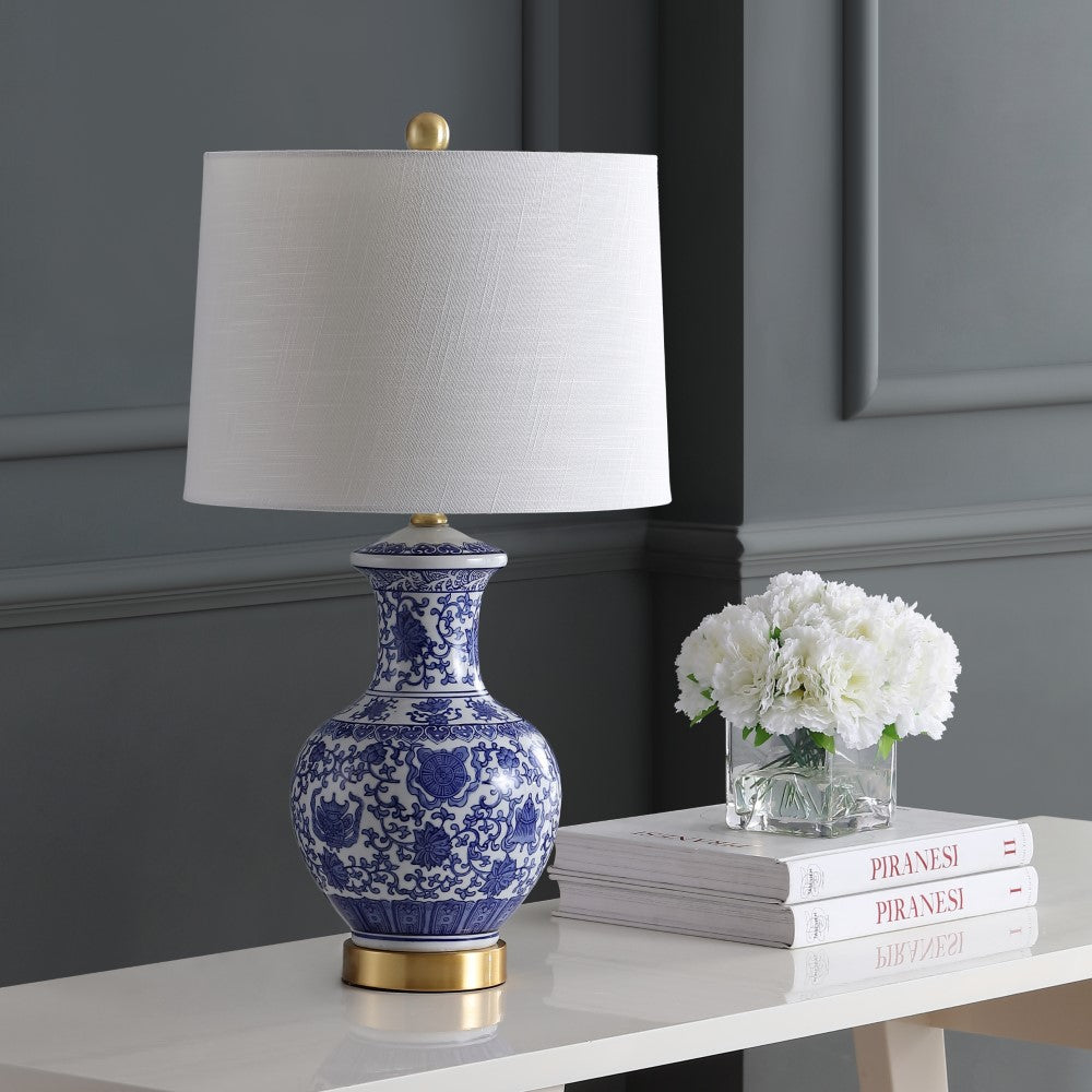 Pigeon 25.25" Ceramic/Metal LED Table Lamp, Set of 2