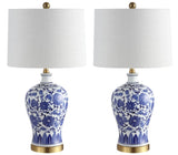 Pigeon 25.25" Ceramic/Metal LED Table Lamp, Set of 2