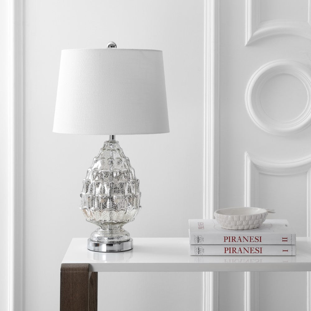 Diana 25.5" Glass LED Table Lamp, Set of 2