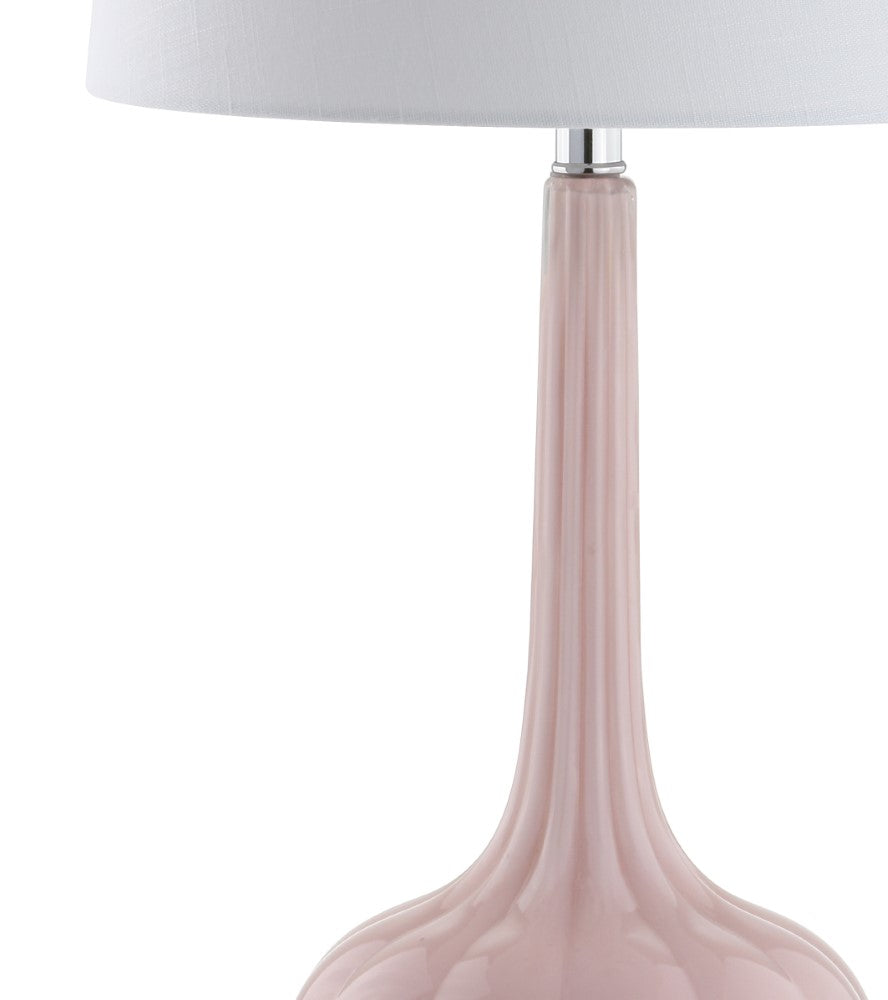 Sophia 28.5" Glass Teardrop LED Table Lamp, Set of 2