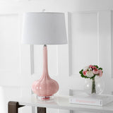 Sophia 28.5" Glass Teardrop LED Table Lamp, Set of 2