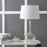 Sophia 28.5" Glass Teardrop LED Table Lamp, Set of 2