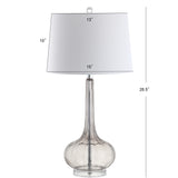 Sophia 28.5" Glass Teardrop LED Table Lamp, Set of 2