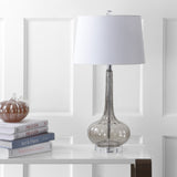 Sophia 28.5" Glass Teardrop LED Table Lamp, Set of 2