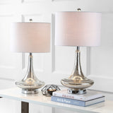 Ace 25.5" Glass Teardrop LED Table Lamp, Set of 2