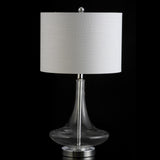 Ace 25.5" Glass Teardrop LED Table Lamp, Set of 2