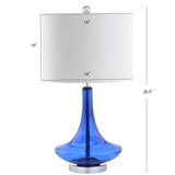 Ace 25.5" Glass Teardrop LED Table Lamp, Set of 2