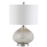 Bruno 22.5" LED Glass Table Lamp
