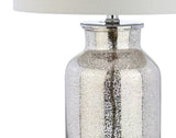 Dax 24.5" Trellis Pattern Glass LED Table Lamp