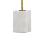 Dragonfly 26" Gold Arched Metal with Marble Base LED Table Lamp