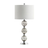 Dwarf 30.5" Silvered Orbs Glass/Metal LED Table Lamp