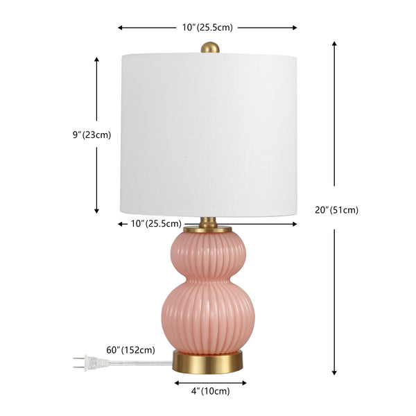 Dimension Image Pink/Brass Gold