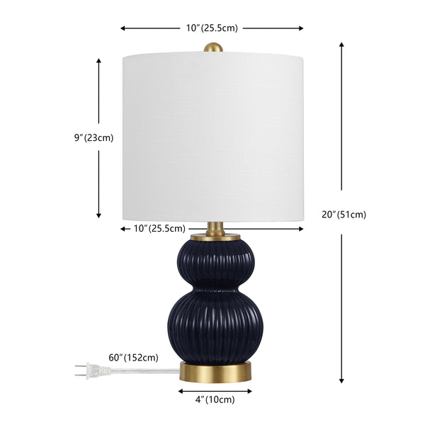 Dimension Image Navy/Brass Gold