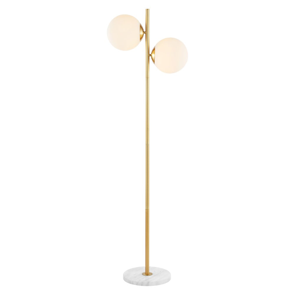 Elza 60.5" Modern Parisian Candlestick Iron LED Floor Lamp