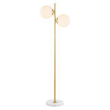 Elza 60.5" Modern Parisian Candlestick Iron LED Floor Lamp