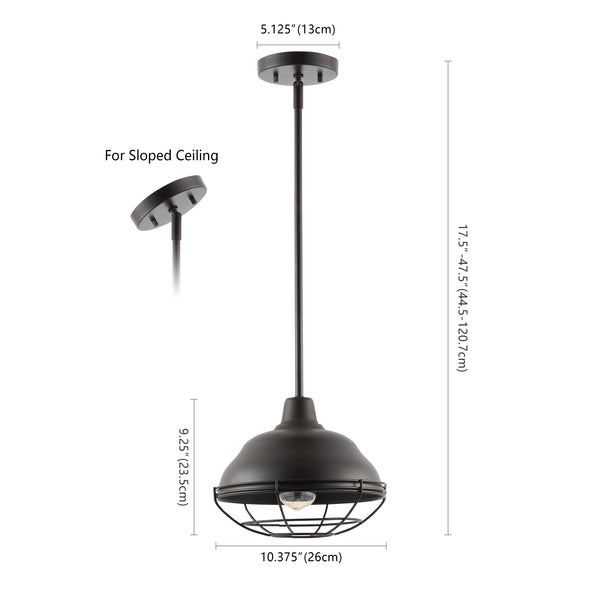 Dimension Image Oil Rubbed Bronze / 1 Light