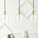 Cooper 25.5"  Farmhouse Contemporary Glass Linear LED Pendant