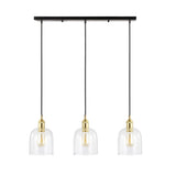 Cooper 25.5"  Farmhouse Contemporary Glass Linear LED Pendant
