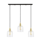 Cooper 25.5"  Farmhouse Contemporary Glass Linear LED Pendant