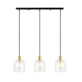 Cooper 25.5"  Farmhouse Contemporary Glass Linear LED Pendant