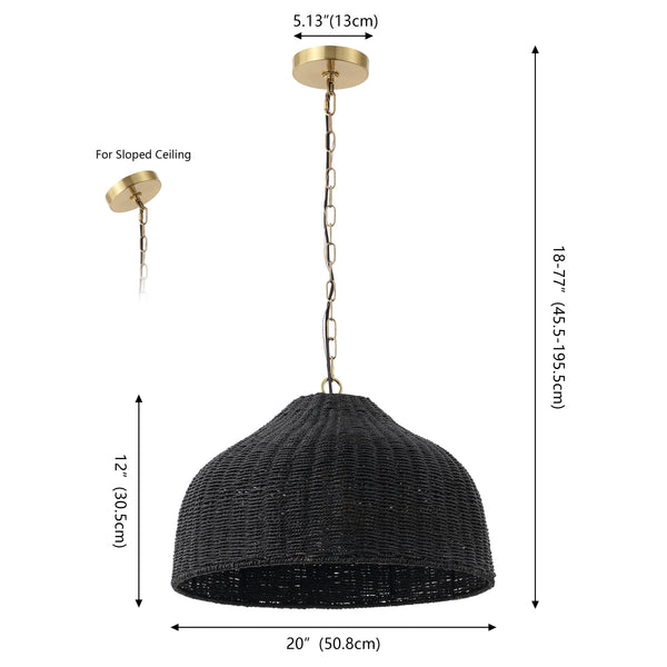 Dimension Image Black/Brass Gold