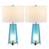 Portable Modern Minimalist Glass/Iron Nightlight LED Table Lamp Set 2