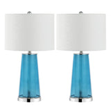 Portable Modern Minimalist Glass/Iron Nightlight LED Table Lamp Set 2